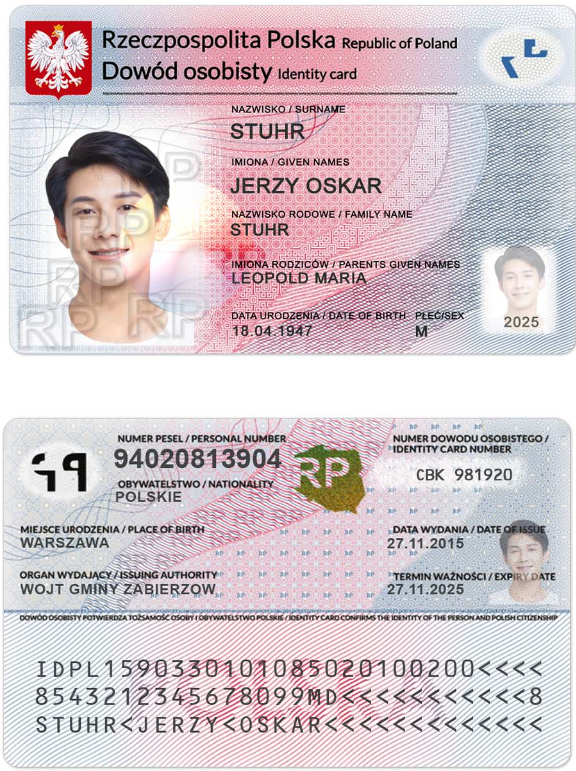 波兰ID Card-PSD-V3