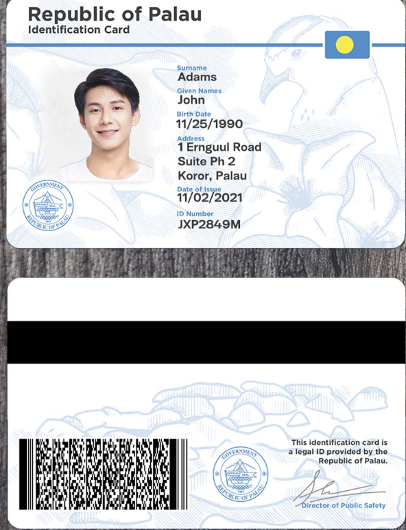 帕劳ID Card-PSD-V1