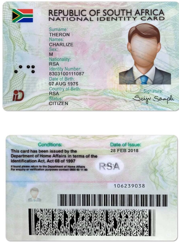 南非ID Card-PSD