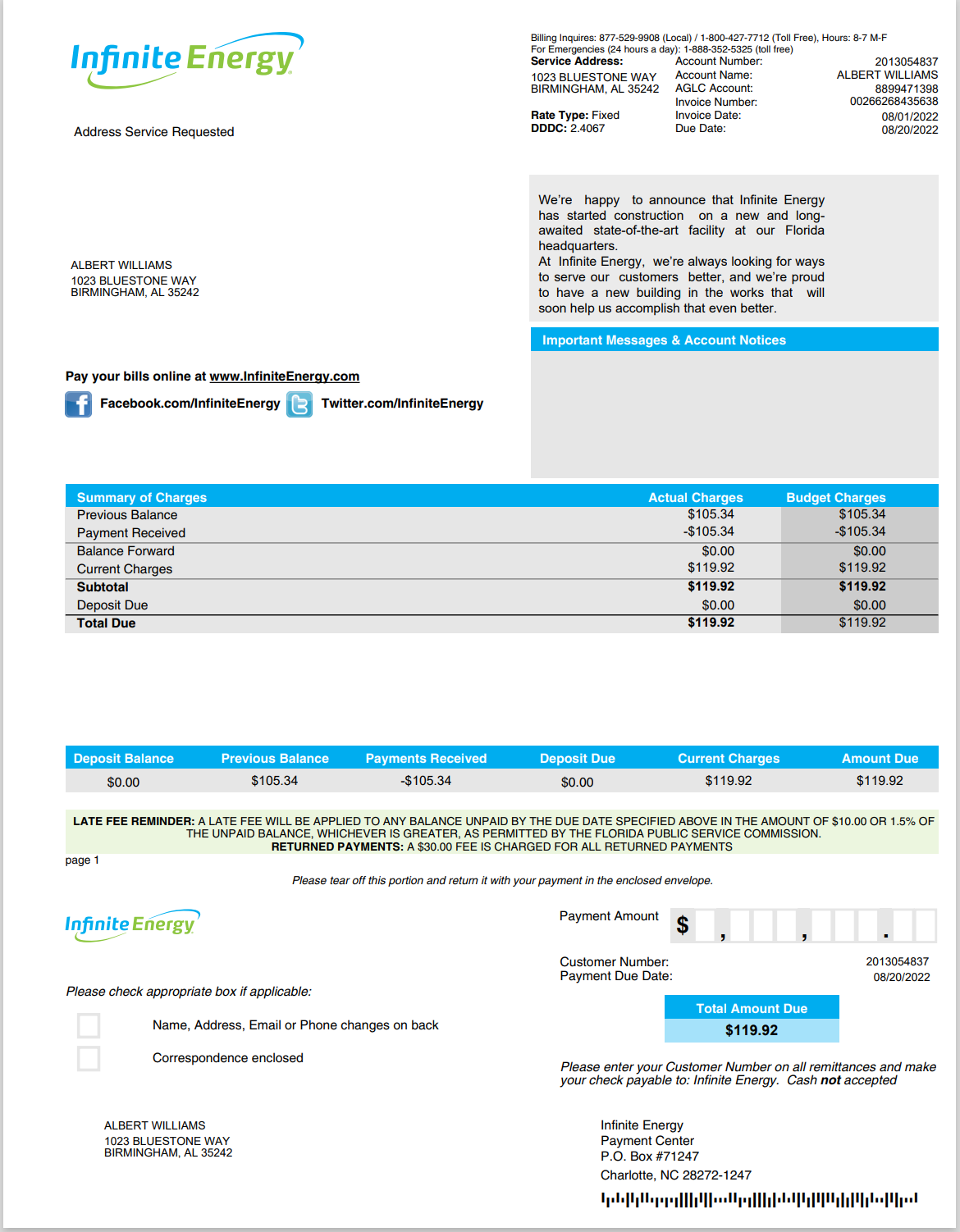 AL-阿拉巴马州-Infinite Ebergy账单