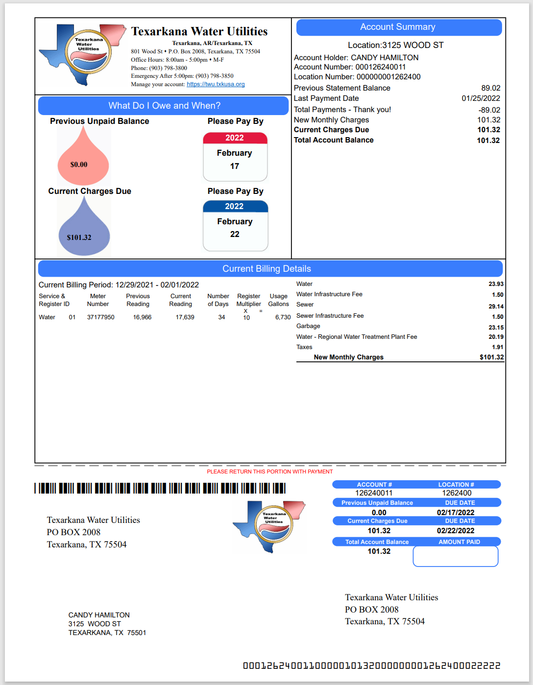 TX-德克萨斯州-Watter-Bill