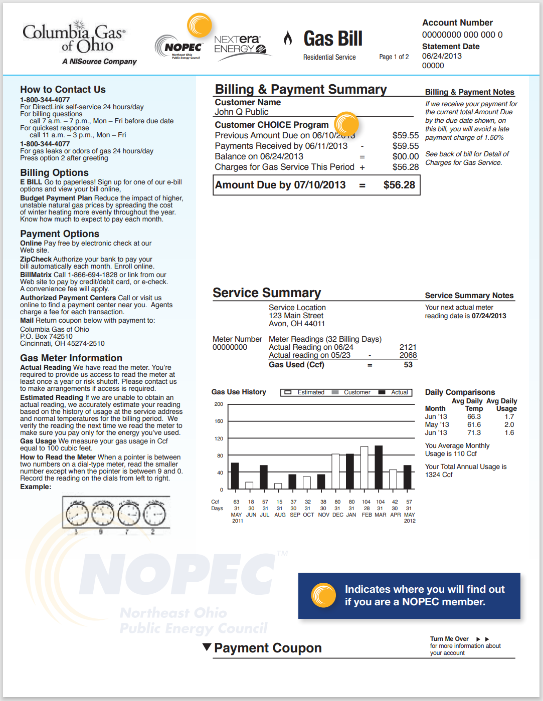 OH-俄亥俄州-424997679-Columbia-Gas-Sample-Bill